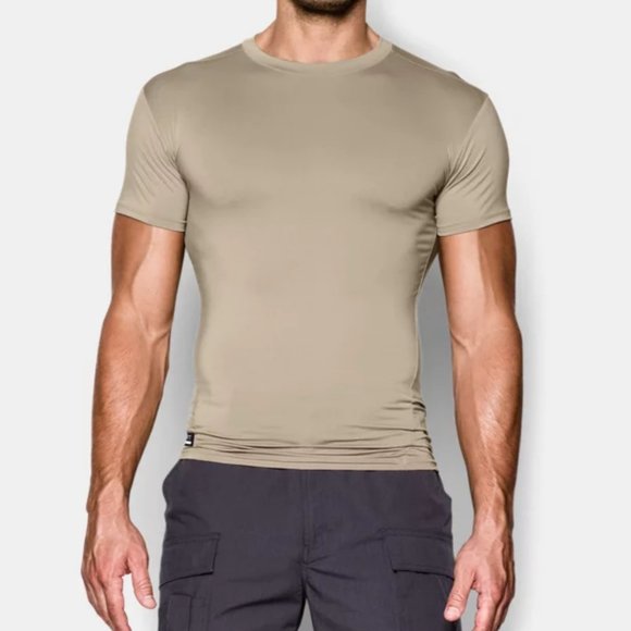 NWT Under Armour Tactical HeatGear Compression Short Sleeve Shirt - Picture 1 of 11